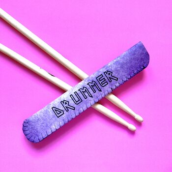 Purple Drum Sticks Case Personalised, 3 of 3