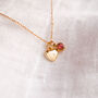 Grandmother And Granddaughter Heart Necklace Set, thumbnail 5 of 9