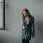 Women's Linen Summer Jacket With Hood, thumbnail 1 of 13