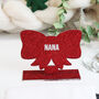 Personalised Red Bow Christmas Place Setting, thumbnail 3 of 8