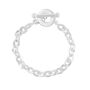 Halo T Bar Chain Bracelet, thumbnail 3 of 5