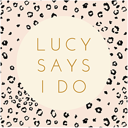 Lucy says I do Logo