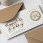 Personalised Mum 50th Scratch Reveal Birthday Voucher, thumbnail 3 of 4