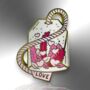 Small Pink Herbal Love Potion Tea Bag Hard Enamel Pin, thumbnail 3 of 8