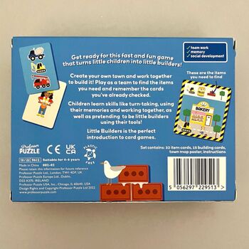 Little Builders Children's Card Game, 4 of 4