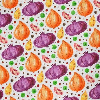 Onion Wrapping Paper Roll/Folded, Vegetable Gift Wrap, 2 of 2