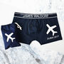Personalised Men's Pants For The Frequent Flyer, thumbnail 1 of 6
