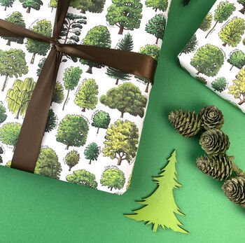 Trees Of Britain Wrapping Paper Set, 8 of 10