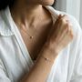 Solitaire Diamond Necklace Gold, thumbnail 10 of 10