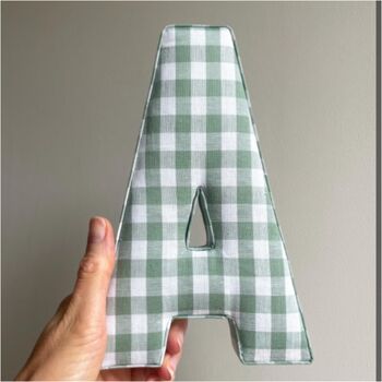 Sage Green Fabric Letters, 4 of 8