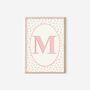 Personalised Girls Nursery Print Set Floral Wall Art Pink Bedroom Decor, thumbnail 2 of 5