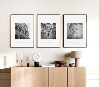 Set Of Three Personalised Holiday Photos Prints, 10 of 11