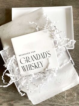 Grandad's Drink Personalised Ceramic Coaster, 6 of 10