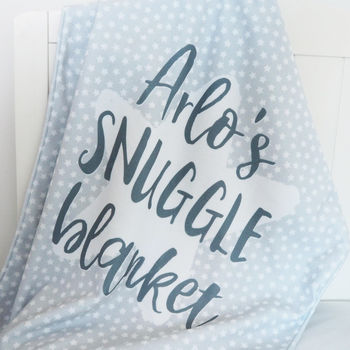 Personalised Baby Snuggle Blanket, 5 of 7