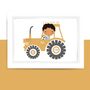 Personalised Tractor Print, thumbnail 1 of 5