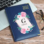 Personalised Day A Page Diary Flower Design, thumbnail 1 of 9