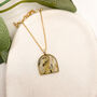 Abstract Animal Arch Shaped Pendant Necklace, thumbnail 4 of 12