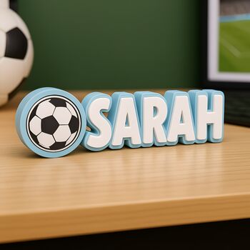 Personalised Football Fan Namesign, 4 of 5