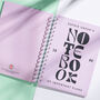 Personalised Fun Typography Notebook, thumbnail 2 of 8