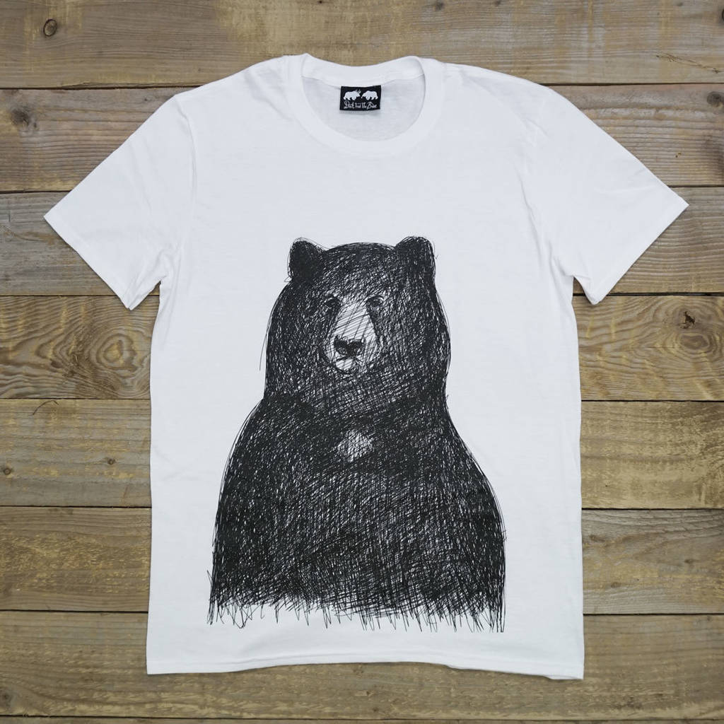 big bear t shirt by don't feed the bears | notonthehighstreet.com