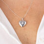 Personalised Sterling Silver Star Set Heart Locket, thumbnail 1 of 12