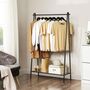 Clothes Rack Garment Rack With Hanging Rail And Shelf, thumbnail 1 of 8