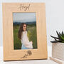 Personalised Birth Month Flower Photo Frame For Best Friend, thumbnail 1 of 12