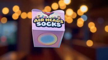 Airheads Trainer Socks In Handmade Gift Box One Size, 6 of 7