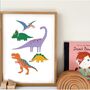 Dinosaurs Children’s Print, thumbnail 1 of 5
