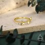 Sterling Silver Dancing Butterfly Ring, thumbnail 5 of 12