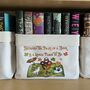 “Between The Pages” Large Fantasy Book Basket – Canvas Storage For Book Lovers, thumbnail 3 of 3