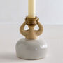 Woman Figurine Candle Holder White, thumbnail 1 of 7