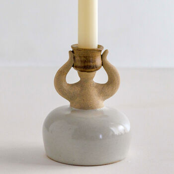 Woman Figurine Candle Holder White, 2 of 9