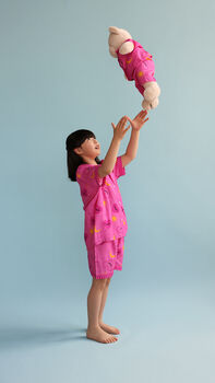 Sofia Pyjama Set With Matching Teddy Bear, 5 of 5