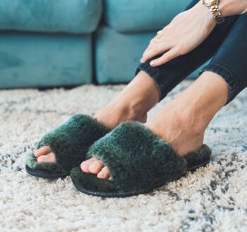 Emerald Spa Sheepers Slippers, 2 of 11
