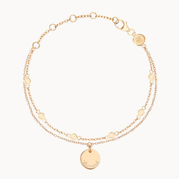 Personalised Double Chain Bracelet, 3 of 5