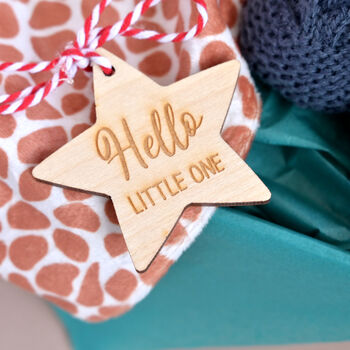 New Baby Gift Set With Giraffe Comforter, 7 of 7
