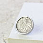 Personalised Sixpence Tie/Lapel Pin 1928 To 1967, thumbnail 1 of 8