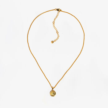 Nami 18 K Gold Plated Wave Pendant, 3 of 5