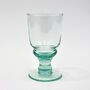 Recycled Glass Goblet Wine Glass | Set Four/Six, thumbnail 2 of 2