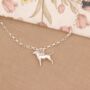 Personalised English Bull Terrier Silver Chain Bracelet, thumbnail 1 of 5