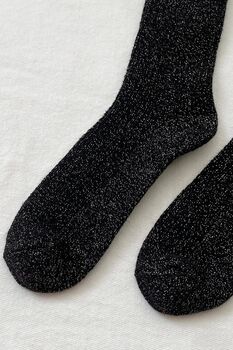 Starry Night Winter Sparkle Socks, 5 of 6