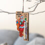 Personalised Father Christmas Money Gift Holder, thumbnail 3 of 5