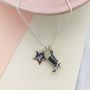 Cowboy Personalised Star Charm Necklace, thumbnail 1 of 2
