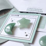 Green Aventurine Star And Moon Crystal Gift Set, thumbnail 4 of 4