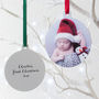 Personalised Babys First Christmas Hanging Decoration, thumbnail 1 of 4
