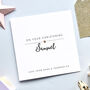 Personalised Foiled Christening Card, thumbnail 2 of 4