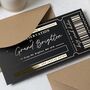 Personalised Hotel Reservation Voucher Gold Foil, thumbnail 4 of 9
