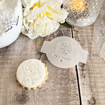 Personalised Teacher Appreciation Fondant Embosser, 9 of 9