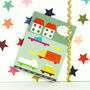 Mini Wooden Cars Birthday Card, thumbnail 4 of 5